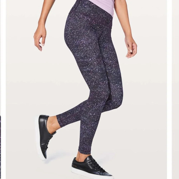 LULULEMON Wunder  Under Hi-Rise Tight 28" Crystalline Multi Size 2 - Picture 1 of 14